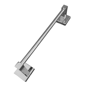 Porta Toalha de 30cm Acabamento Quadrado em Latão - TM176101 - Imagem 3