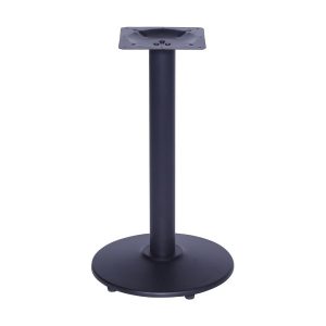 Base de Mesa Preta em Aço para Tampos de até 100cm - OR 2206