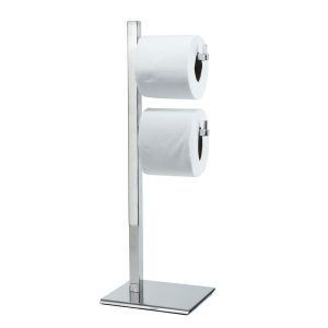 Papeleira de Chão Quadrada com Reserva Dupla Inox 304 - 4026 - Imagem 2