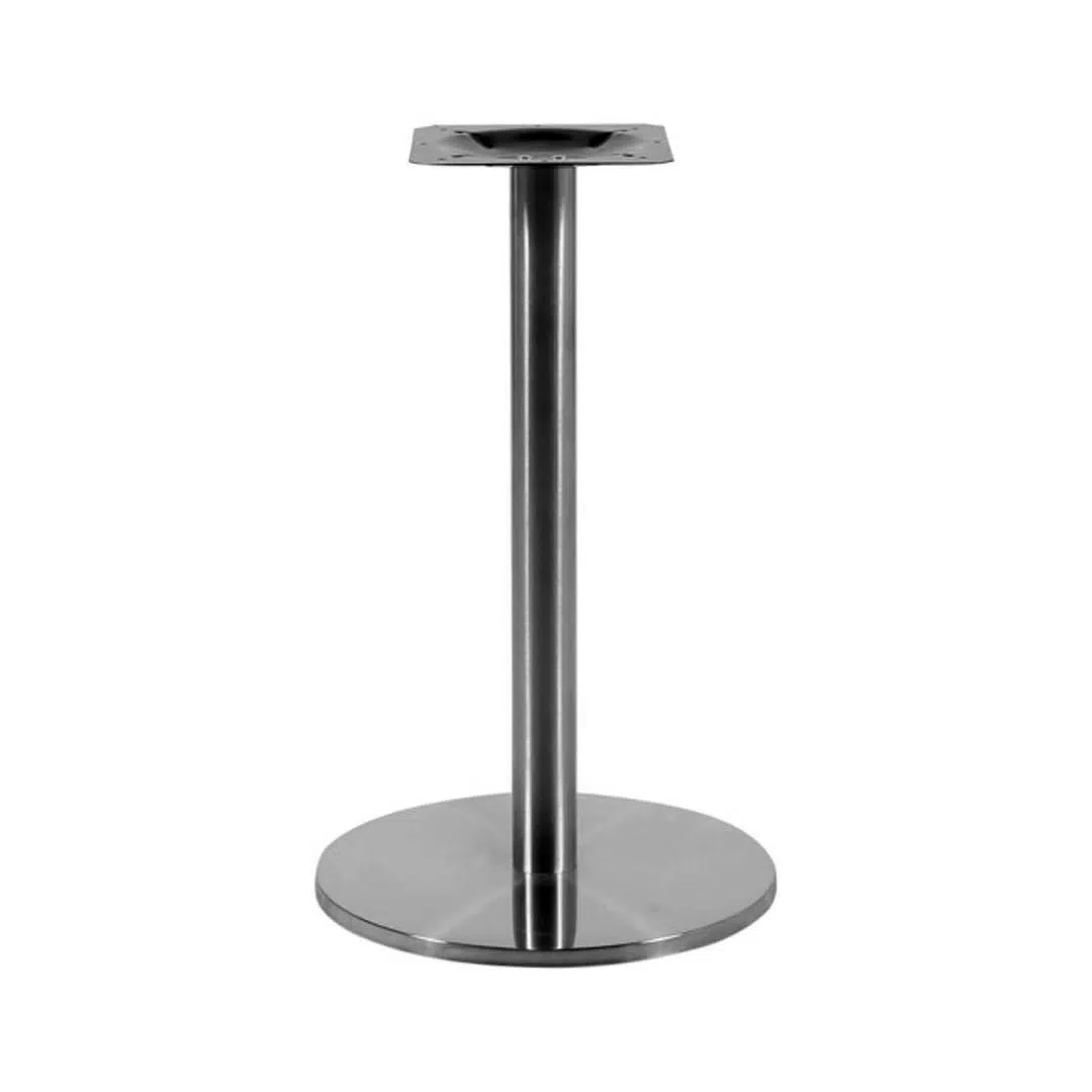 Base de Mesa Redonda em Inox para Tampos de até 100cm | Or Design 2202
