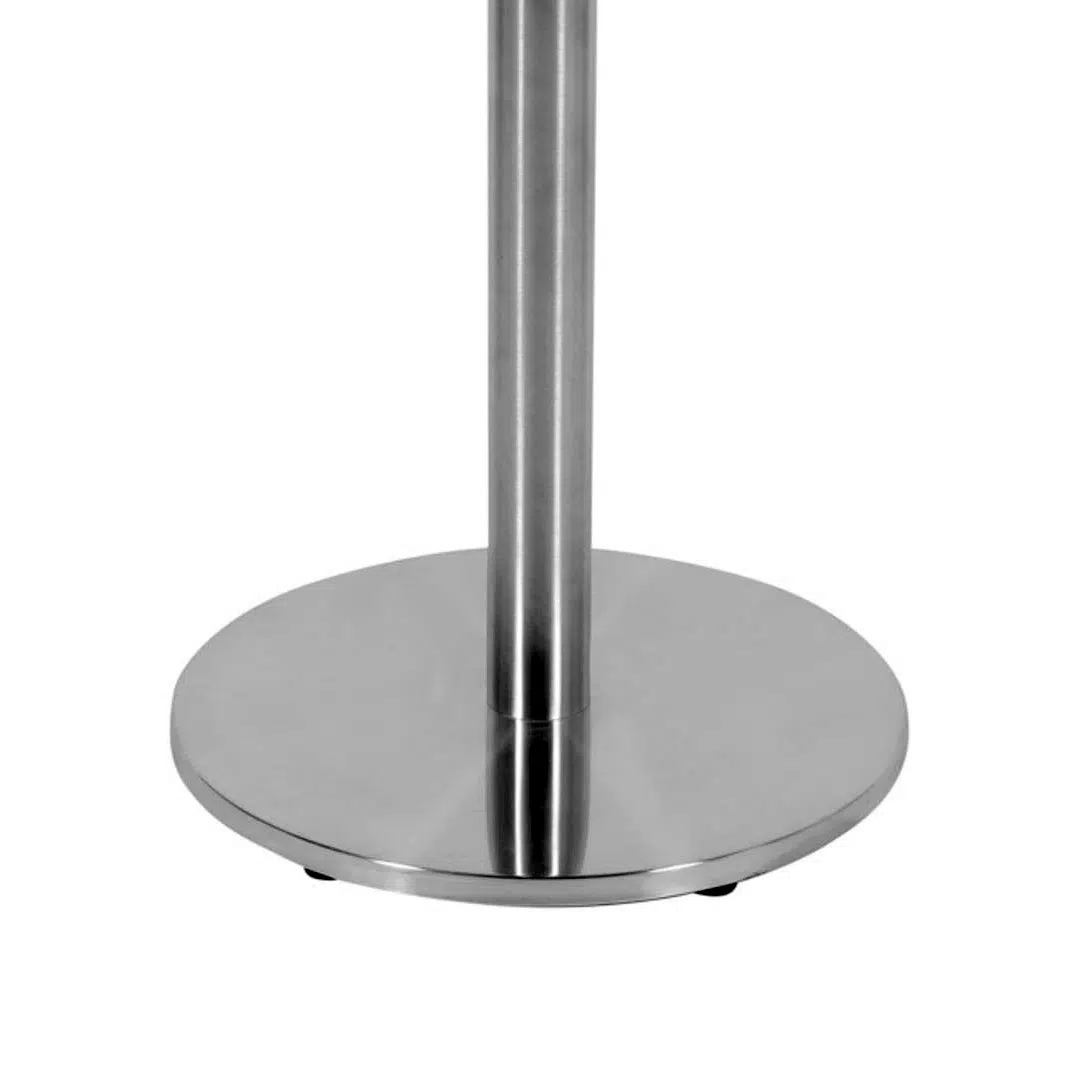 Base de Mesa Redonda em Inox para Tampos de até 100cm | Or Design 2202