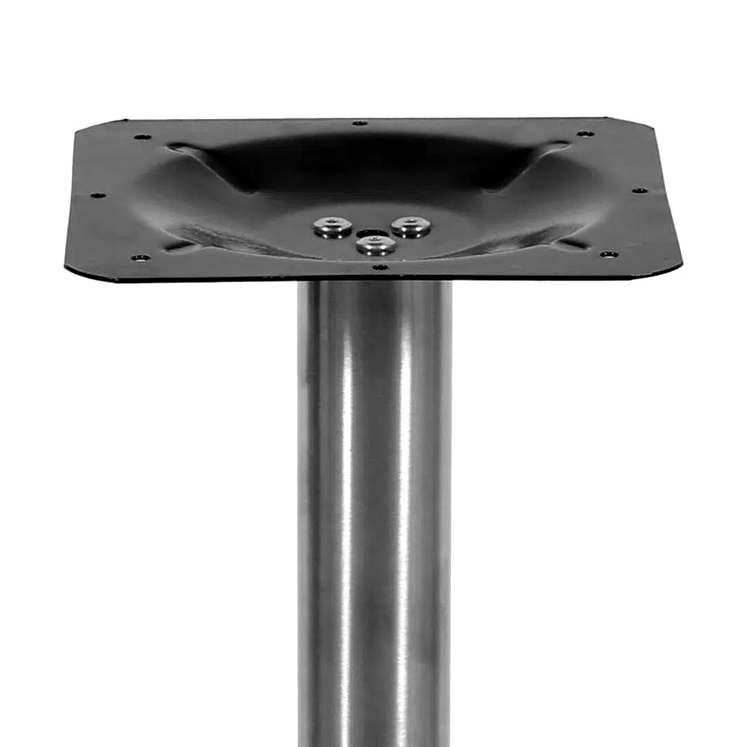 Base de Mesa Redonda em Inox para Tampos de até 100cm | Or Design 2202