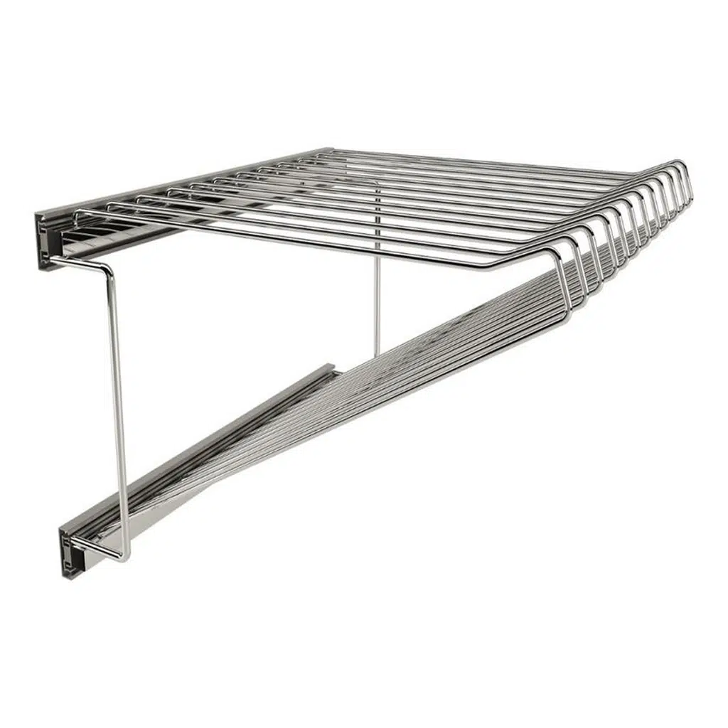Calceiro Deslizante Cromado para 12 Calças - Jomer 8043