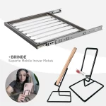 Calceiro Horizontal Extensível Bronze - Jomer 9732
