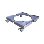 Carrinho Suporte Gira Fácil p Fogão, Geladeira, Máquina de Lavar – Aço Inox 400kg
