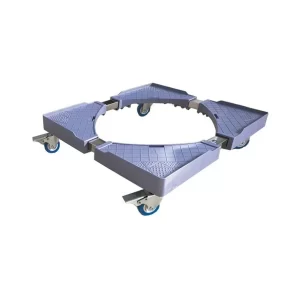 Carrinho Suporte Gira Fácil p Fogão, Geladeira, Máquina de Lavar – Aço Inox 400kg
