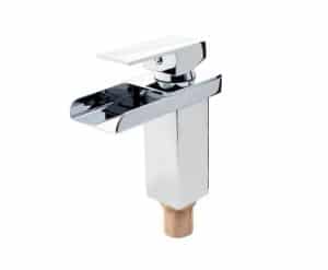 Torneira Monocomando Cascata Quadrada Bica Baixa Inox Polido - Image 2