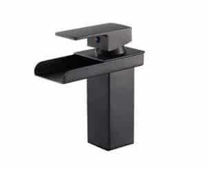 Torneira Banheiro Monocomando Lavatório Cascata Dc6006 Preto