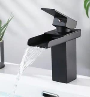 Torneira Banheiro Monocomando Lavatório Cascata Dc6006 Preto - Image 2