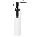 Dosador Detergente Embutir Inox Polido Kazalinda 500ml