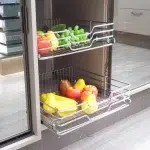 Gaveta Fruteira Deslizante 37cm Módulo 40cm Cromada Jomer 8352