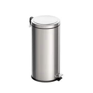 Lixeira Inox 30L Tramontina com Pedal e Balde Removível