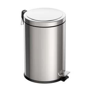Lixeira Inox 5L Tramontina com Pedal e Balde Removível