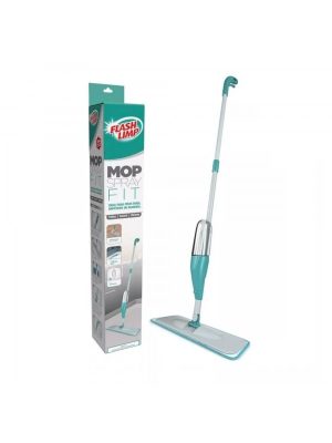 Vassoura Mop Spray Flash Limp Rodo Fit cor cinza/verde MOP0556
