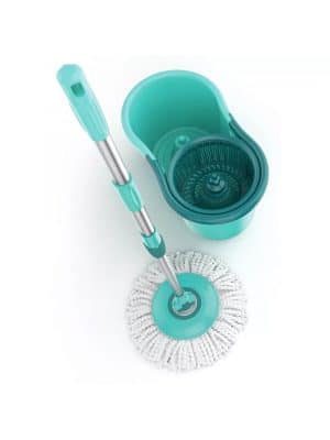 Mop Giratório Verde Água Flash Limp com Balde e Refil - Image 3