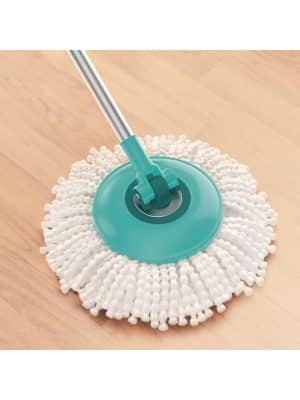 Mop Giratório Verde Água Flash Limp com Balde e Refil - Image 4