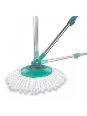 Mop Giratório Verde Água Flash Limp com Balde e Refil - Image 5