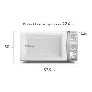 Micro-ondas Electrolux 34L Branco com Função Tira Odor e Manter Aquecido (MEO44) - 220v - Imagem 6