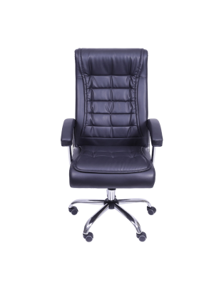 Cadeira de Escritório Presidente Oslo Preta 3321 Or Design - Imagem 2