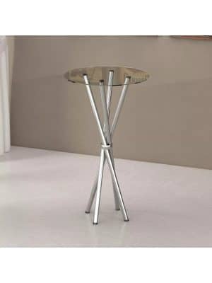 Pé de Mesa Bistrô Cromado 98cm: Flape - Estilo e Design para sua Casa! - Image 2