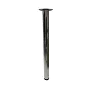Pé De Mesa 60x750mm Com Regulagem Aço Cromado Távola - KZI