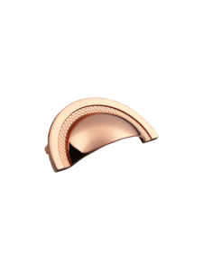 Puxador Shell 64mm Rose Brilhante Zen Design