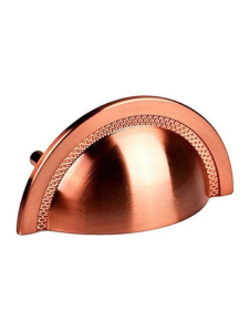 Puxador Shell 64mm Rose Escovado Zen Design