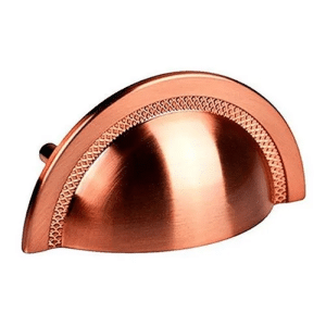 Puxador Shell 64mm Rose Escovado Zen Design