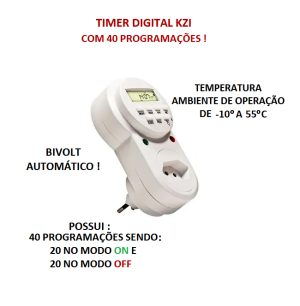 Timer Digital / Temporizador Digital KZI - Imagem 2