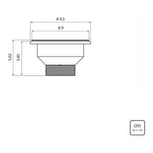 Tanque De Encaixe Tramontina Hera 34l Inox Polido 50x40 Cm