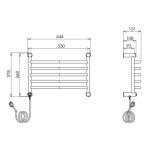 Toalheiro-Belice-Inox-Aquece