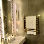 Toalheiro-Luxo-Dourado-Claro-Clean-Aquece