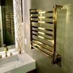 Toalheiro-Luxo-Dourado-Claro-Clean-Aquece