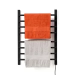 Toalheiro Térmico Preto Flape Grande – 110V-220V