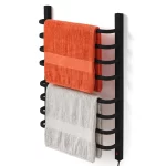 Toalheiro Térmico Preto Flape Grande – 110V-220V