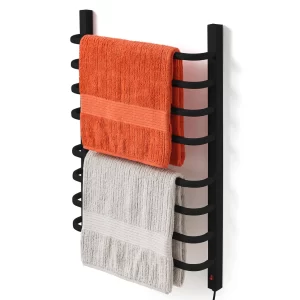 Toalheiro Térmico Preto Flape Grande – 110V-220V