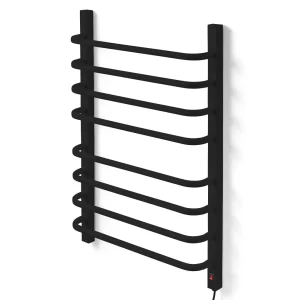 Toalheiro Térmico Preto Flape Grande – 110V-220V