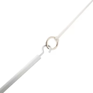 Varal de Teto Individual 8 Varetas Branco 120cm - Kazalinda