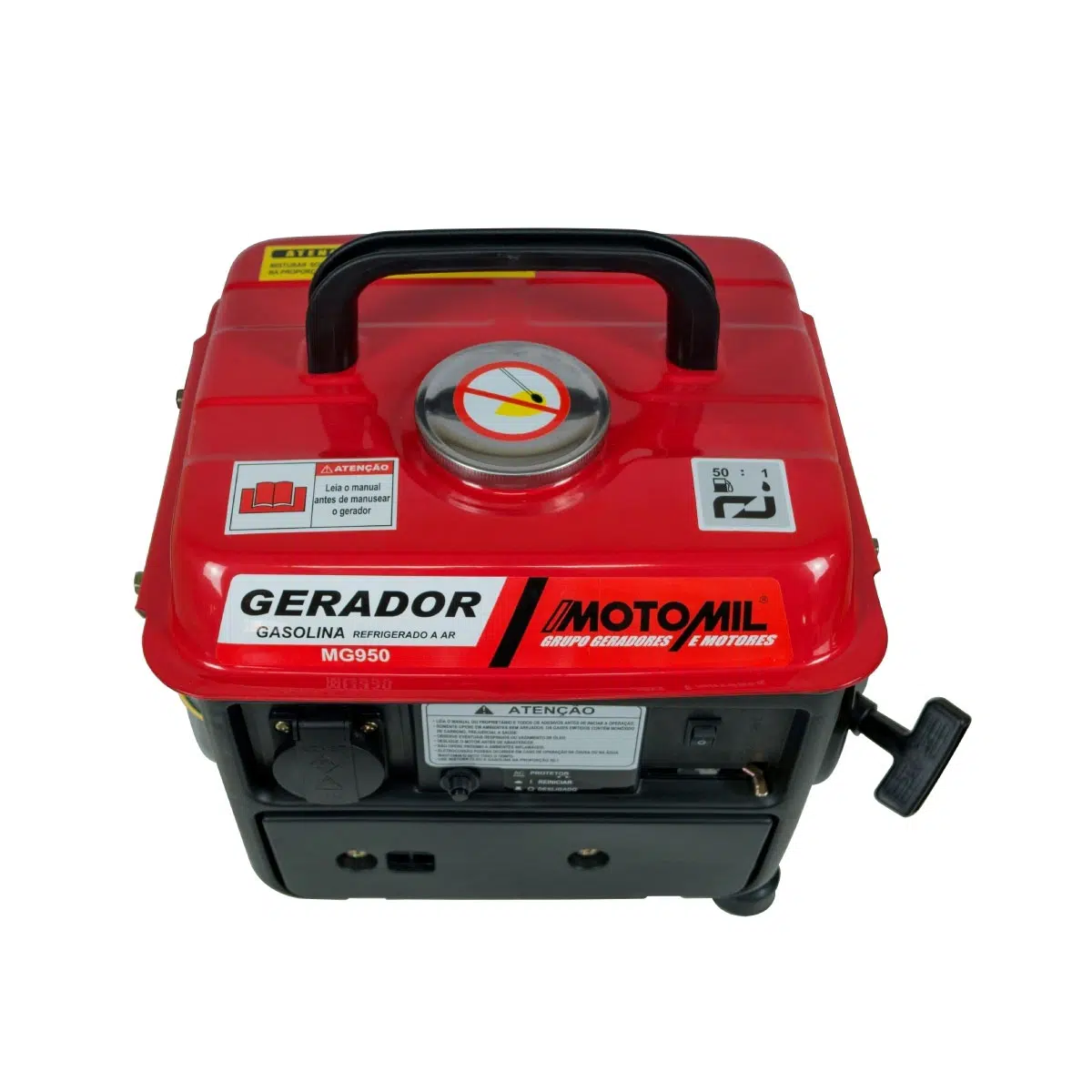 Gerador de Energia Portátil MG-950 220v Gasolina Motomil