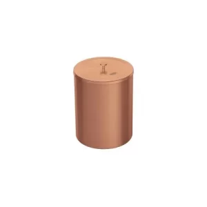 Lixeira Tramontina Útil em Aço Inox Scotch Brite com revestimento especial a base de verniz Rose Gold 5 L