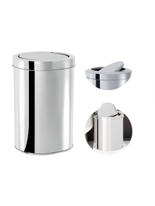 Lixeira Inox Basculante 5 litros