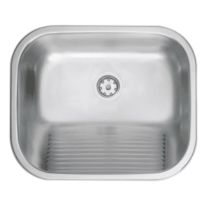 Tanque de Encaixe Tramontina Hera 30L em Aço Inox Escovado 50x40 cm
