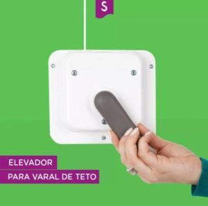 Manivela Elevador para Varal de Teto Secalux - Facilita o Dia a Dia - Imagem 3