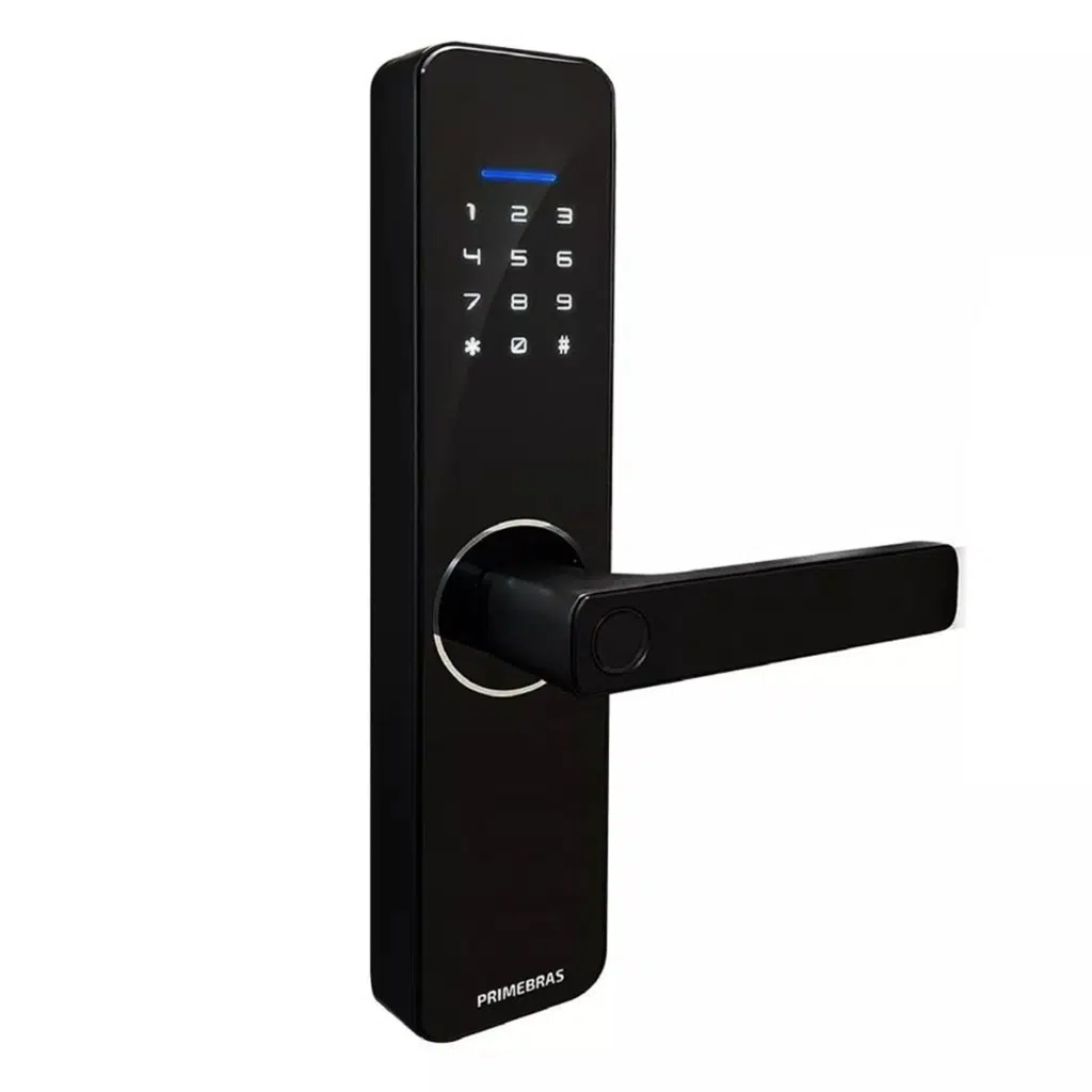 Fechadura Digital Miami com Biometria e Senha Primebras