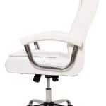 Cadeira de Escritório Presidente Oslo Branca 3321 Or Design