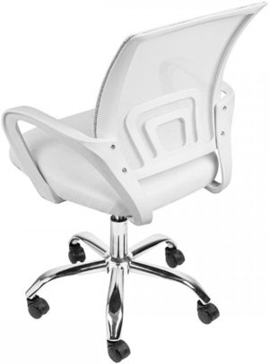 Cadeira de Escritório Tok Branca Base Rodizio Or Design - Imagem 4