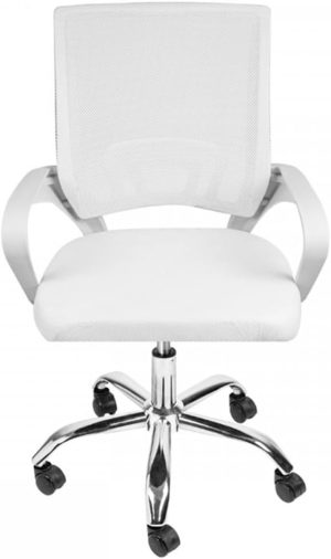 Cadeira de Escritório Tok Branca Base Rodizio Or Design - Imagem 3