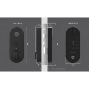 Fechadura Digital Lia BP com Zigbee integrado e Hub Yale - Image 6