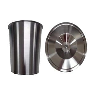 Cesto Lixeira de Embutir 8 Litros Inox Escovado E Alumínio NÃO Enferruja - Image 3