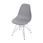 Cadeira Colmeia Base Cromada Jantar Or Design 1119